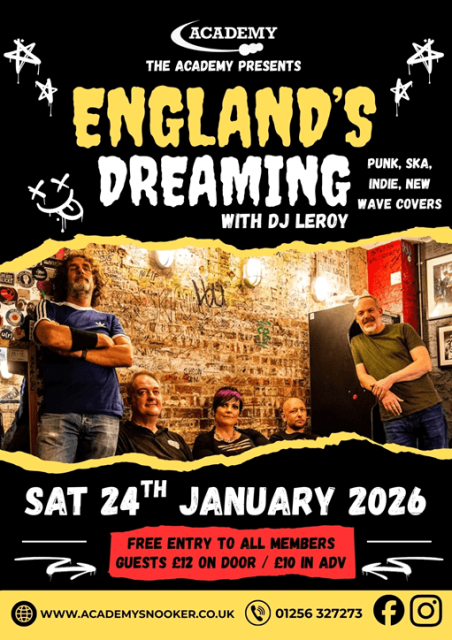 Englands dreaming 24th January 2026